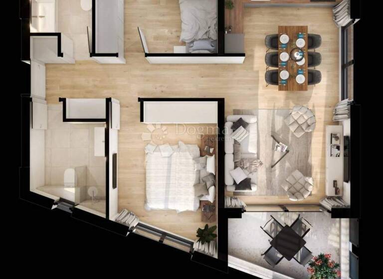 Wohnung zum Kauf 295.000 € 3 Zimmer 81 m² Vostarnica - Poluotok