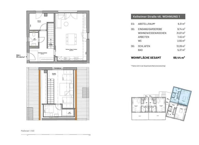 Wohnung zum Kauf - Erstbezug provisionsfrei 342.500 € 3 Zimmer 69,4 m² 3 Geschosse frei ab 01.04.2026 Kelheimer Straße 46 Langquaid 84085