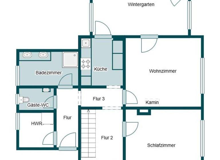 Einfamilienhaus zum Kauf 329.000 € 5 Zimmer 114,2 m² 1.012,3 m² Grundstück Bagband Großefehn 26629