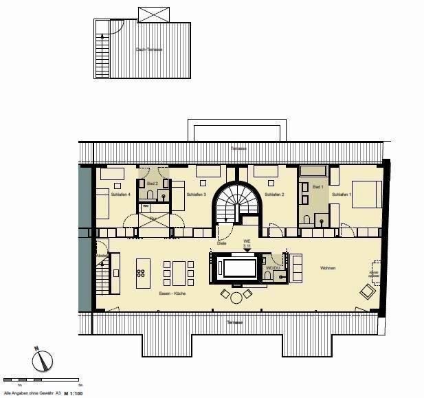 Penthouse zum Kauf 1.449.000 € 5 Zimmer 207 m²<br/>Wohnfläche 5.<br/>Geschoss ab sofort<br/>Verfügbarkeit Weißensee Berlin 13086