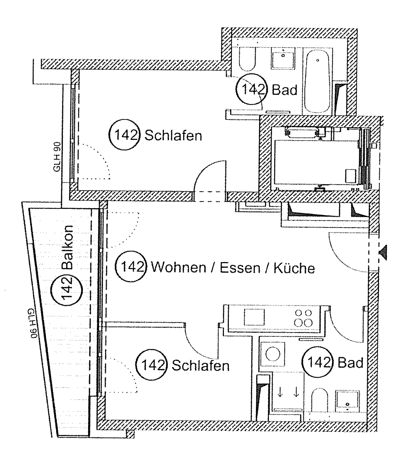 Wohnung zum Kauf 415.000 € 3 Zimmer 57,5 m²<br/>Wohnfläche 2.<br/>Geschoss Mitte Berlin 10115