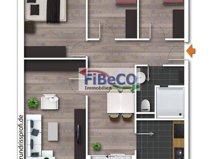 Wohnung zum Kauf 269.000 € 4 Zimmer 89 m² 2. Geschoss Herten Rheinfelden 79618