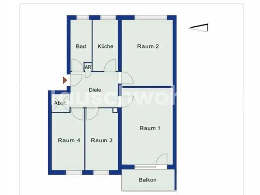 Wohnung zur Miete Tauschwohnung 587 € 4 Zimmer 75 m² Tegel Berlin 13403