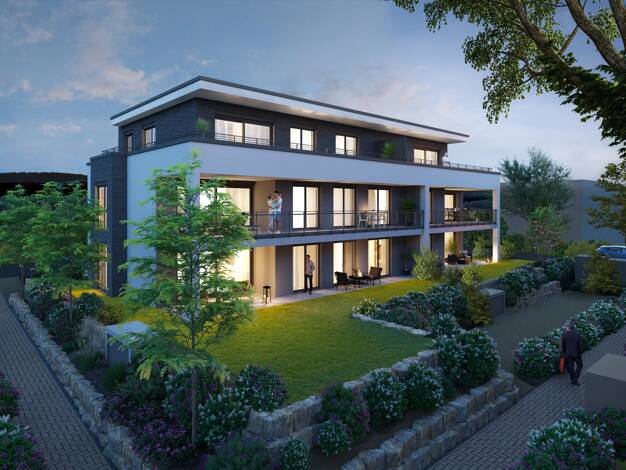 Wohnung zum Kauf - Neubau provisionsfrei 548.900 € 3 Zimmer 87,7 m² 1. Geschoss Malmsheim Renningen 71272