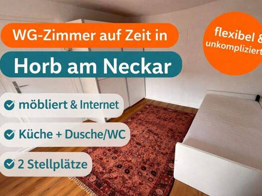 WG-Zimmer zur Miete Wohnen auf Zeit 480 € 16 m² frei ab sofort Talmühleweg 0 Mühlen Horb am Neckar 72160