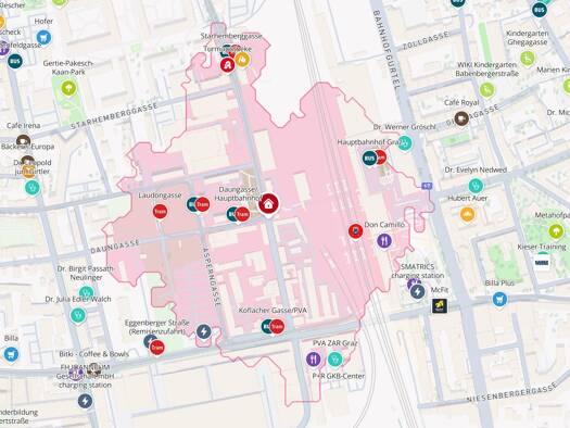 Wohnung zur Miete 612 € 2 Zimmer 54,6 m² 4. Geschoss Lend Graz 8020