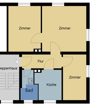 Wohnung zur Miete 290 € 3 Zimmer 50 m²<br/>Wohnfläche EG<br/>Geschoss Schlesierstr. 15 Langelsheim Langelsheim 38685