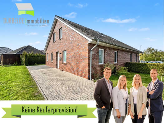 Doppelhaushälfte zum Kauf provisionsfrei 285.000 € 4 Zimmer 96,8 m² 235 m² Grundstück Westrhauderfehn Rhauderfehn 26817