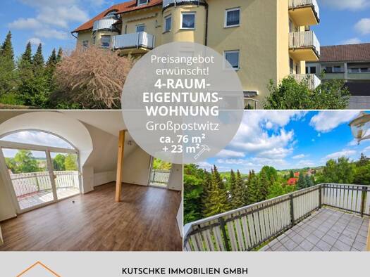 Wohnung zum Kauf 155.000 € 4 Zimmer 76,3 m² 3. Geschoss Großpostwitz Großpostwitz 02692