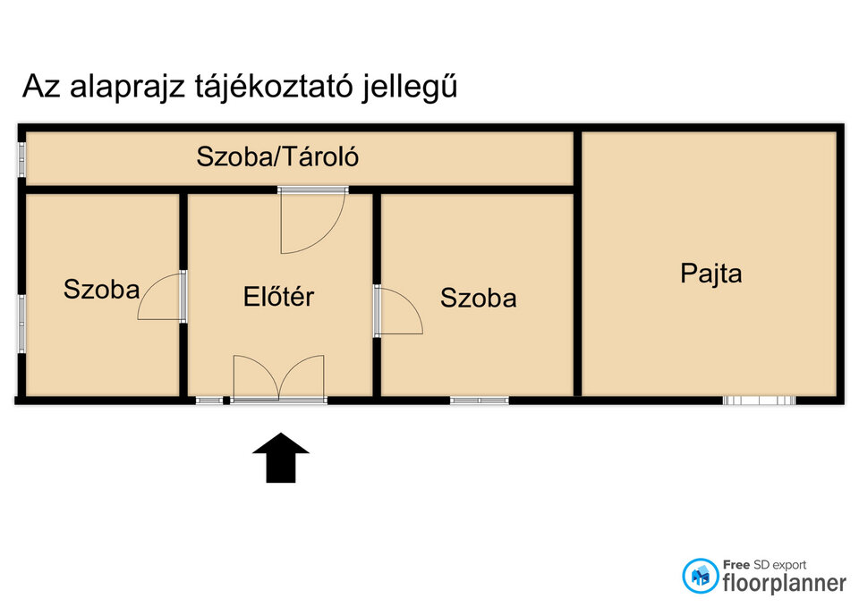 Einfamilienhaus zum Kauf 35.000 € 2 Zimmer 93 m²<br/>Wohnfläche 600 m²<br/>Grundstück Márkó