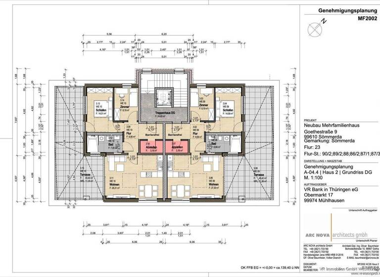 Penthouse zur Miete - Erstbezug 1.265 € 3 Zimmer 93,7 m² frei ab 01.06.2026 Sömmerda 99610