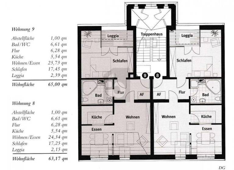 Wohnung zum Kauf 179.000 € 2 Zimmer 64 m²<br/>Wohnfläche Dachgeschoss, 4.<br/>Geschoss Schleußig Leipzig 04229