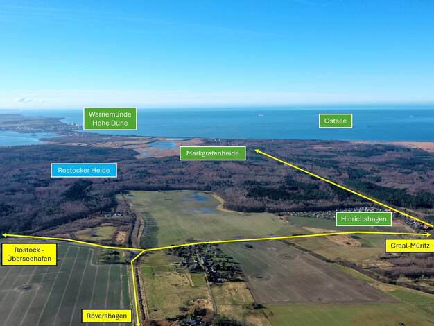 Grundstück zum Kauf 749.000 € 2.591 m² Grundstück Rövershagen 18182
