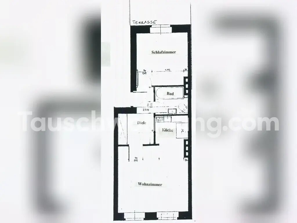 Wohnung zur Miete Tauschwohnung 445 € 2 Zimmer 43 m²<br/>Wohnfläche Sülz Köln 50939