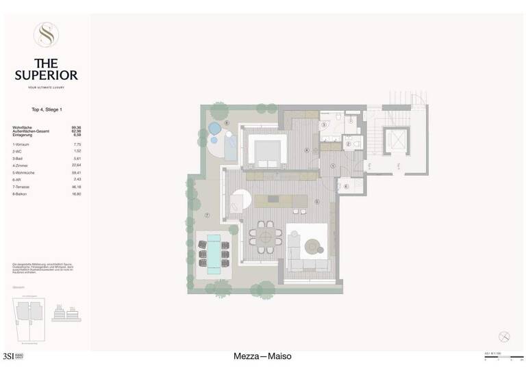 Wohnung zum Kauf - Erstbezug 1.599.000 € 2 Zimmer 99,4 m² 1. Geschoss Wien 1180