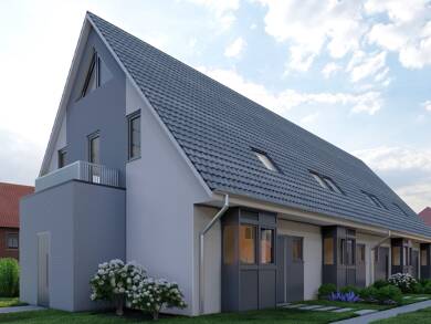 Reihenmittelhaus zum Kauf - Erstbezug 489.000 € 4 Zimmer 77,6 m² 115 m² Grundstück Gollendorf Fehmarn 23769