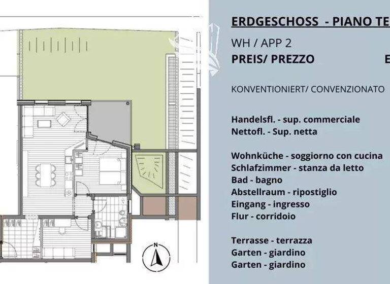 Studio zum Kauf 640.000 € 3 Zimmer 106 m² St. Ulrich 39046