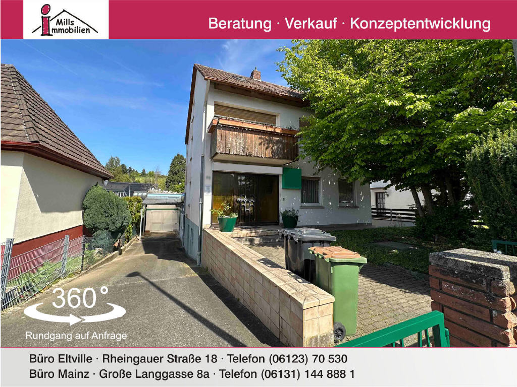 Wohn- und Geschäftshaus zum Kauf als Kapitalanlage geeignet 299.000 € 9 Zimmer 300 m²<br/>Fläche 564 m²<br/>Grundstück Hechtsheim Mainz 55129