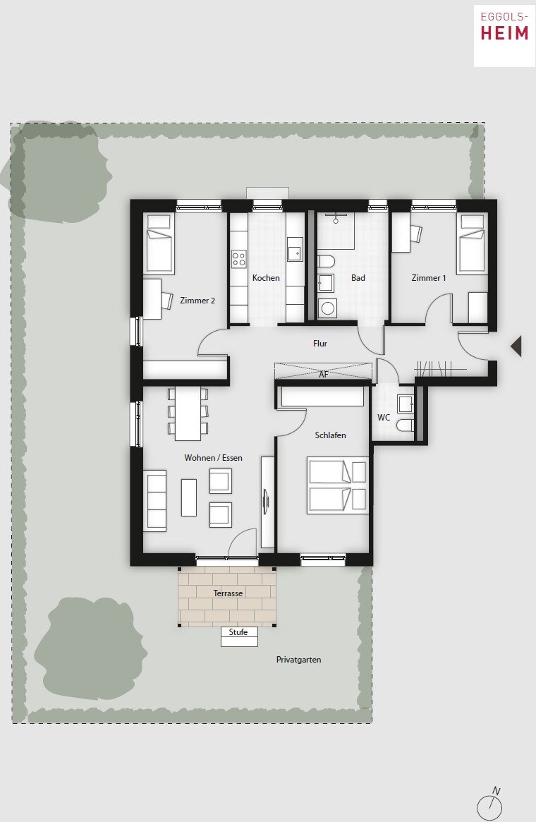 Wohnung zum Kauf 598.200 € 4 Zimmer 103,7 m²<br/>Wohnfläche St.-Franziskus-Straße 2 Eggolsheim Eggolsheim 91330