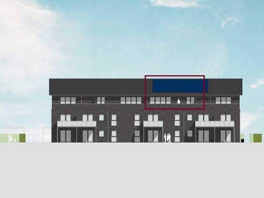 Penthouse zum Kauf - Neubau provisionsfrei als Kapitalanlage geeignet 435.900 € 2 Zimmer 61 m² Hans-Friedrich-Dibbern-Straße 1 Harksheide Norderstedt 22844