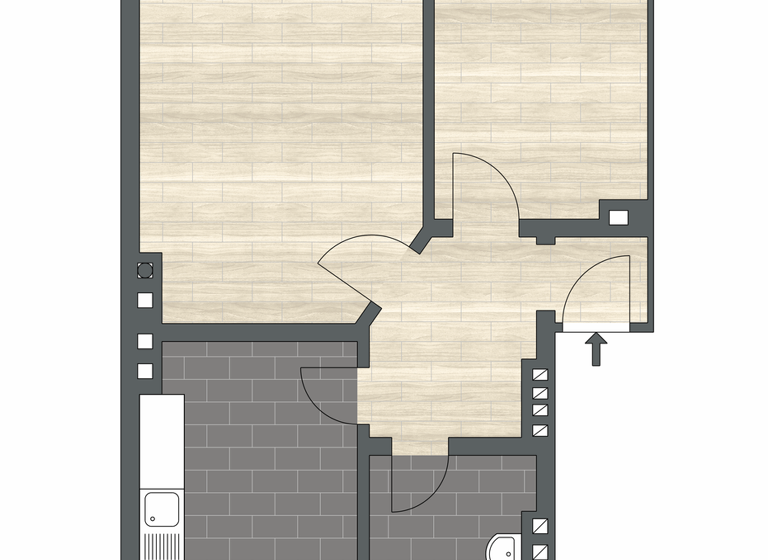 WG-Zimmer zur Miete 659 € 2 Zimmer 63 m² 1. Geschoss Immermannstr. 33 Stadtfeld Ost Magdeburg 39108