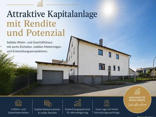 Mehrfamilienhaus zum Kauf als Kapitalanlage geeignet 1.095.000 € 620,2 m² 1.220 m² Grundstück Wenzenbach Wenzenbach 93173