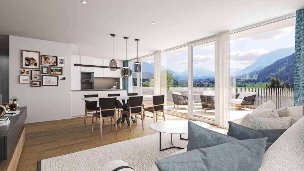 Terrassenwohnung zum Kauf - Erstbezug provisionsfrei als Kapitalanlage geeignet 601.620 € 3 Zimmer 80,3 m² Maria Grüner Straße 6 Frastanz 6820