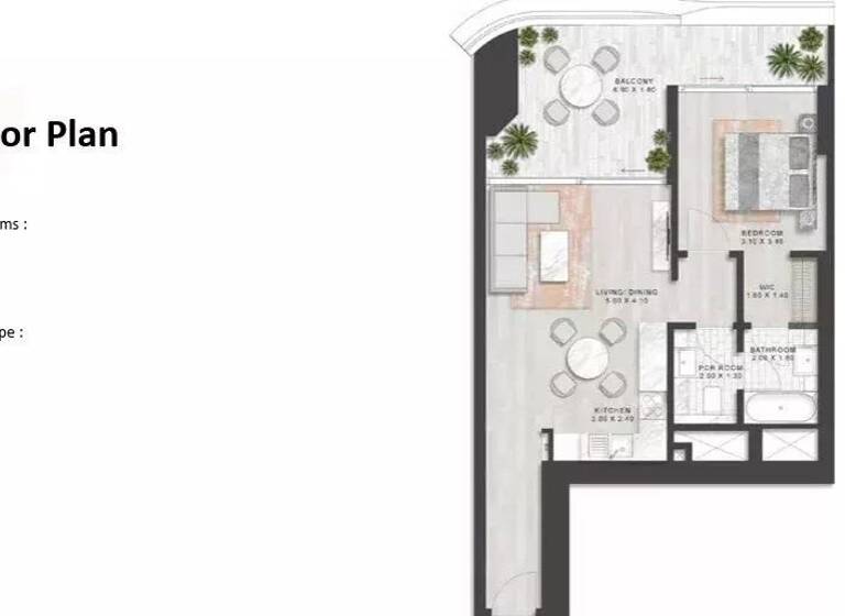 Studio zum Kauf provisionsfrei 430.000 € 2 Zimmer 75 m² Dubai Maritime City