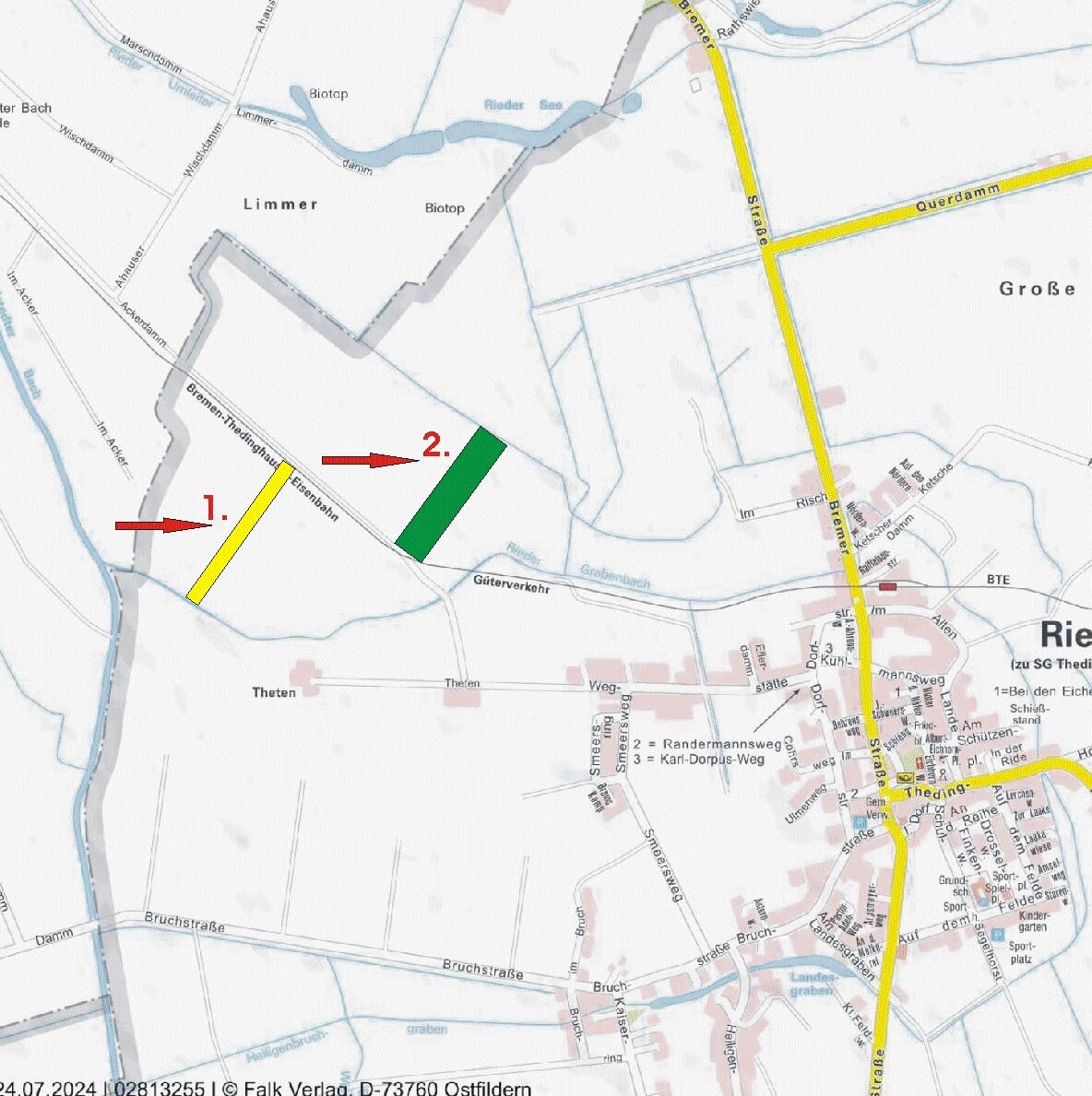 Landwirtschaftliche Fläche zum Kauf 64.811 m²<br/>Grundstück Felde Riede 27339