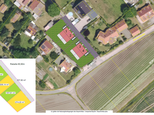 Doppelhaushälfte zum Kauf provisionsfrei 676.609 € 6 Zimmer 149 m² 248 m² Grundstück frei ab sofort Glockenstraße 49 Poppenreuth Fürth 90765