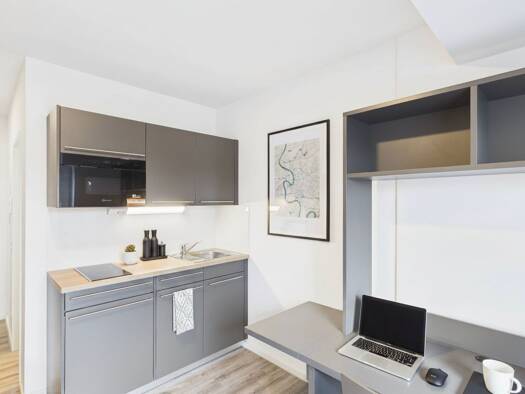 Wohnung zur Miete 543 € 1 Zimmer 20,5 m² frei ab sofort Heinrichstraße 83 Mörsenbroich Stadtbezirk 6 40239