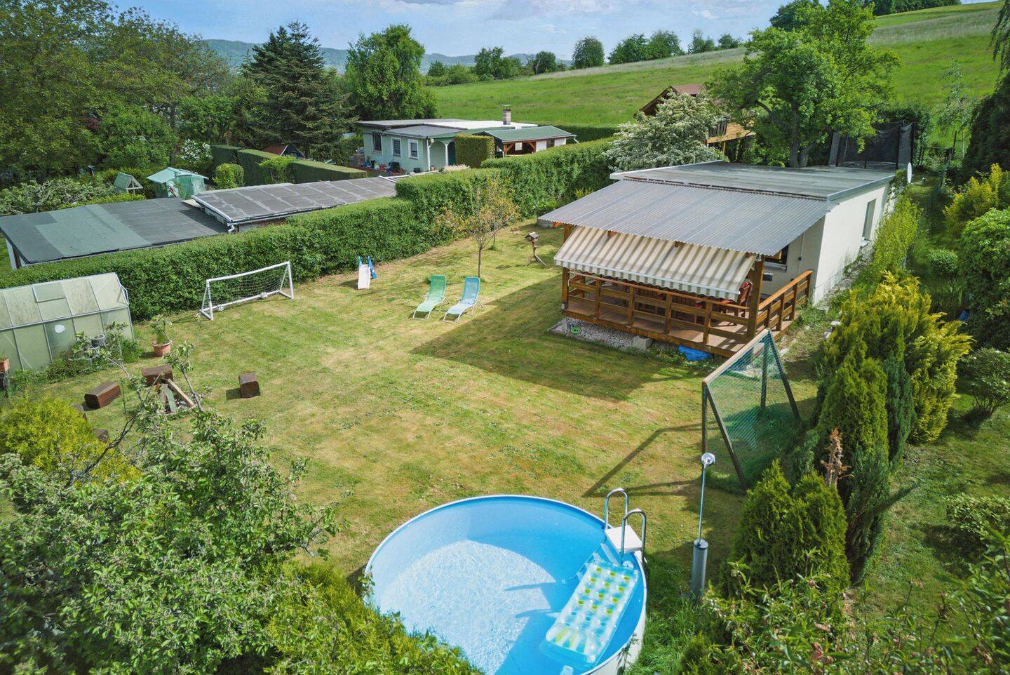 Tolles Erholungsgrundstück mit familiengerechten Bungalow in Dohna