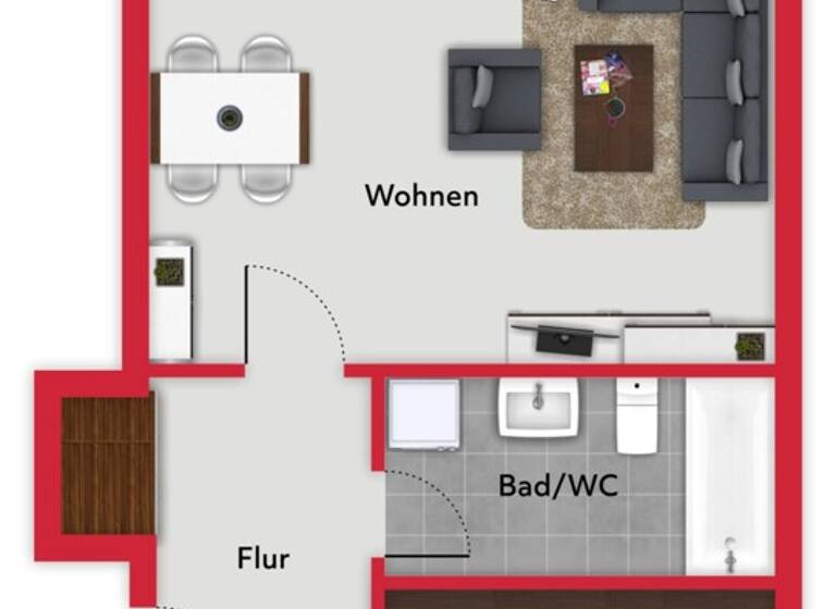 Wohnung zum Kauf 215.000 € 2 Zimmer 59,4 m² 1. Geschoss Bad Zwischenahn I Bad Zwischenahn 26160