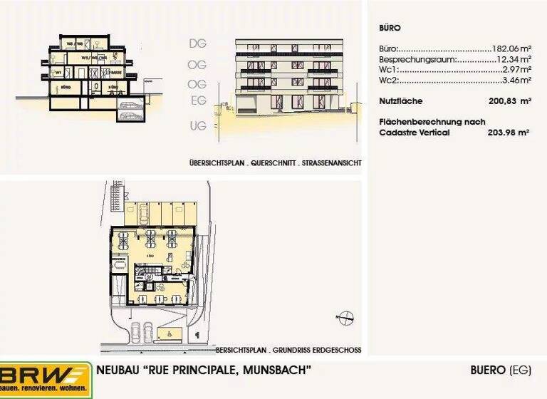 Laden zum Kauf provisionsfrei 1.625.000 € Münsbach 5366