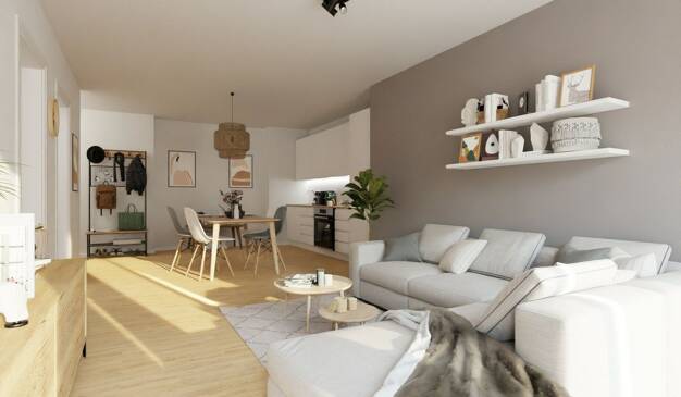 Wohnung zum Kauf - Neubau provisionsfrei 285.200 € 2 Zimmer 56,4 m² 1. Geschoss frei ab sofort Eichenweg 5 Göhren 18586