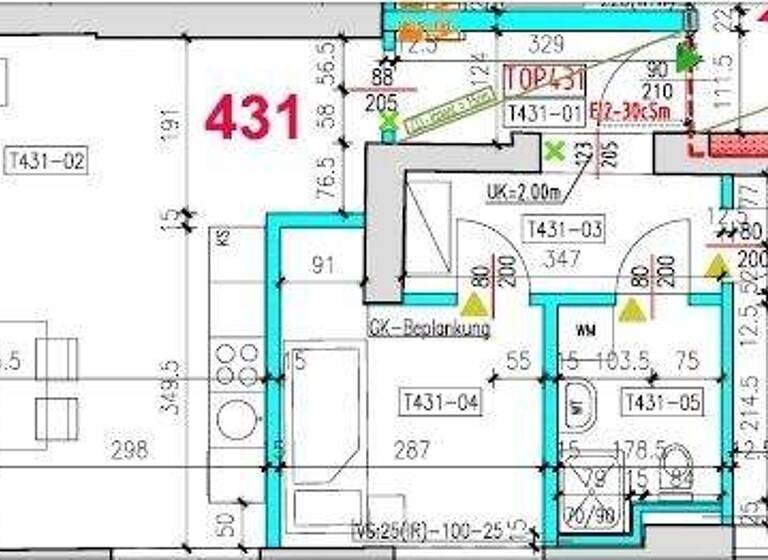 Wohnung zur Miete 495 € 2 Zimmer 65 m² 2. Geschoss Maria Emhart-Straße 4 St. Pölten 3100