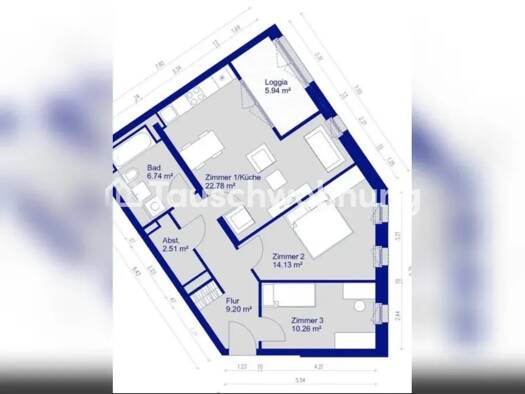 Wohnung zur Miete Tauschwohnung 500 € 3 Zimmer 71 m² 4. Geschoss Kaulsdorf Marzahn-Hellersdorf 12685