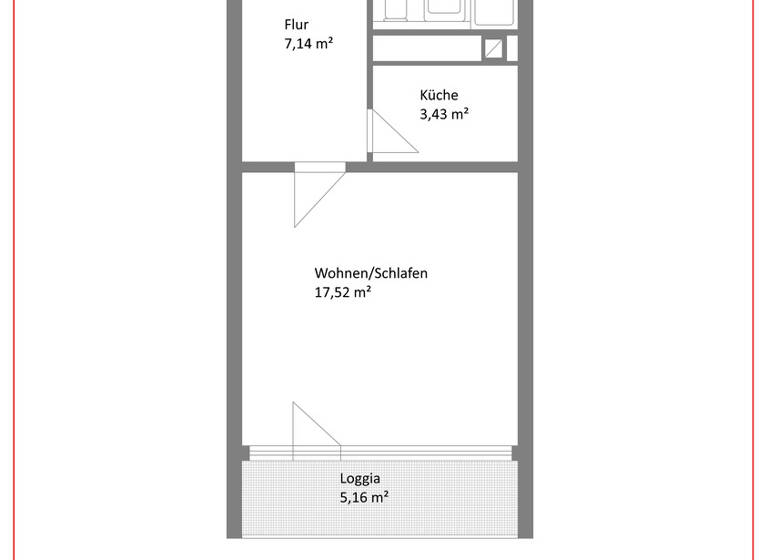 Wohnung zum Kauf 75.000 € 1 Zimmer 36 m²<br/>Wohnfläche 5.<br/>Geschoss Lahr Lahr/Schwarzwald 77933