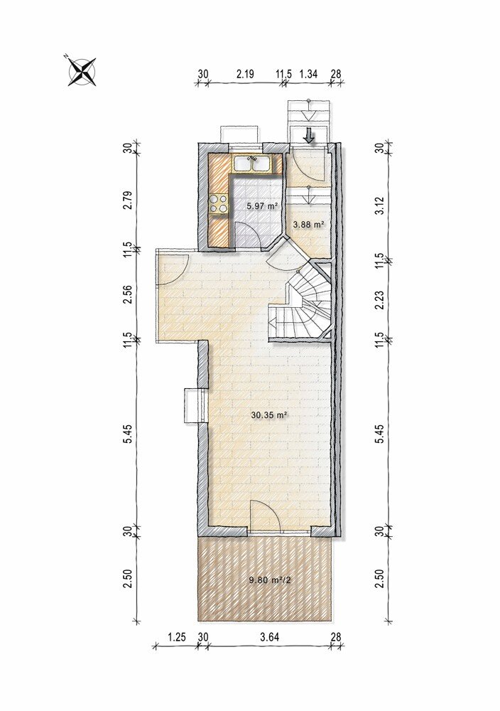 Reihenendhaus zum Kauf 666.000 € 5 Zimmer 107,4 m²<br/>Wohnfläche 233 m²<br/>Grundstück ab sofort<br/>Verfügbarkeit Bad Endorf 83093