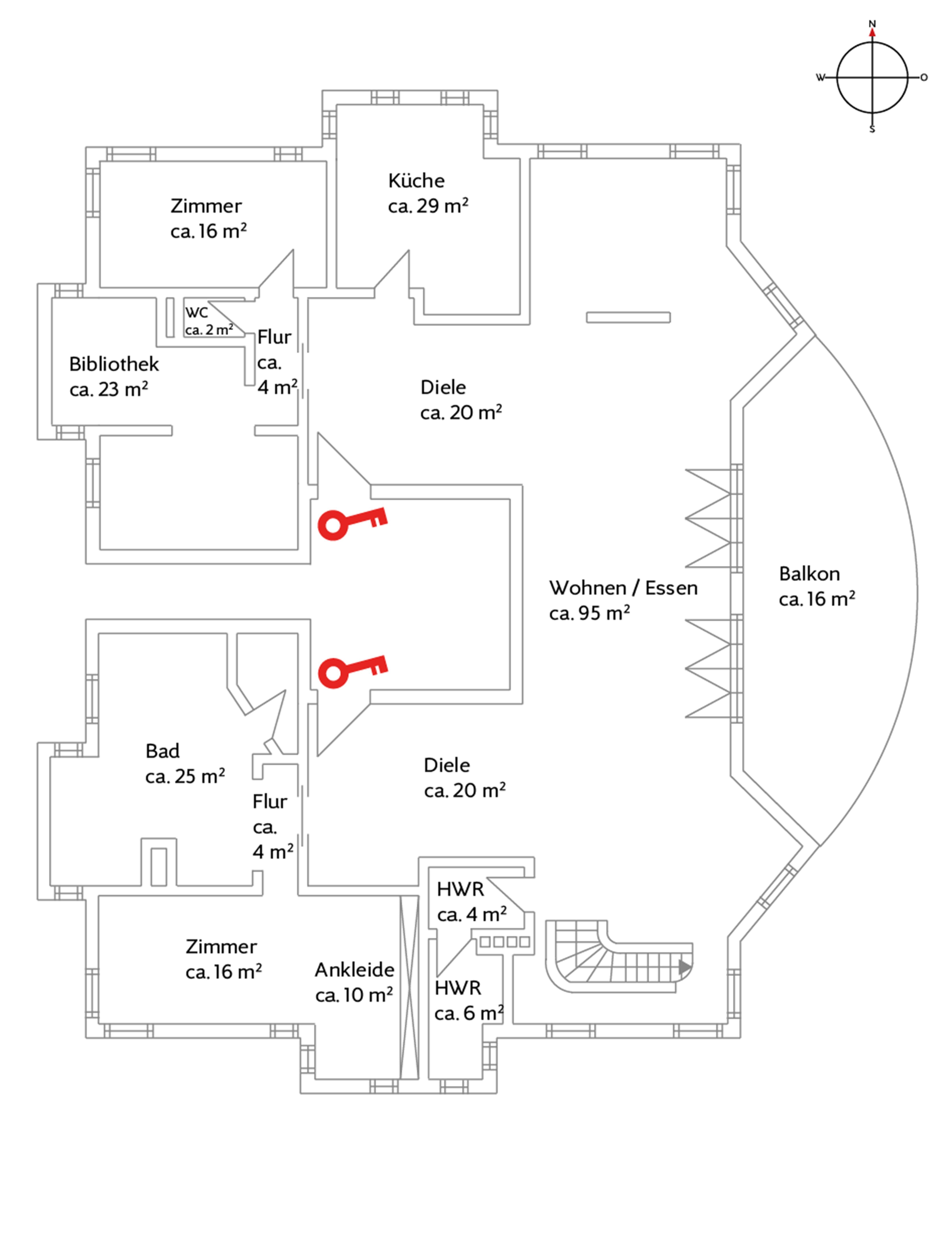 Maisonette zum Kauf 1.950.000 € 6 Zimmer 438 m²<br/>Wohnfläche Hummelsbüttel Hamburg 22339