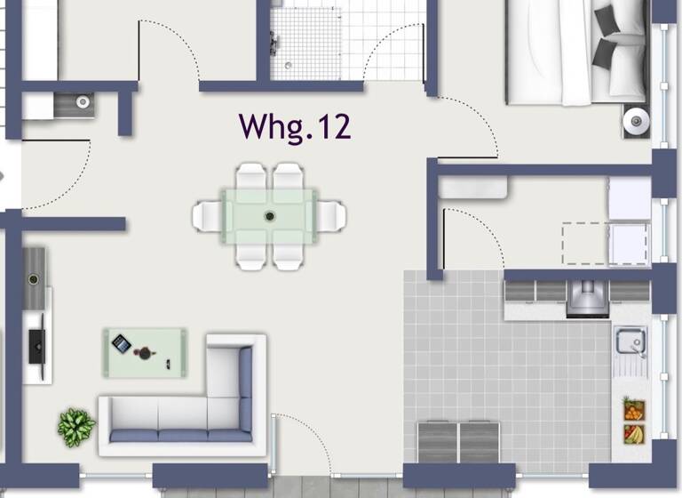 Wohnung zum Kauf 388.500 € 3 Zimmer 81,7 m²<br/>Wohnfläche Dachgeschoss, 2.<br/>Geschoss Raiffeisengasse 5 Trailsdorf Hallerndorf 91352