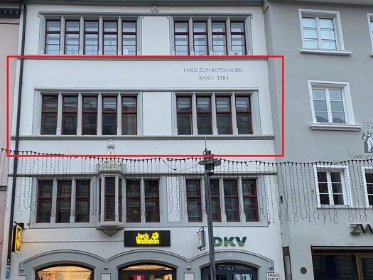 Büro zur Miete provisionsfrei 1.500 € 5,5 Zimmer 130 m² Bürofläche Marktstätte 18 Altstadt Konstanz 78462