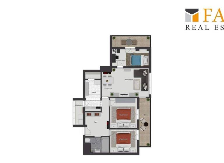 Wohnung zum Kauf provisionsfrei 349.000 € 4 Zimmer 72 m² Palma 07600