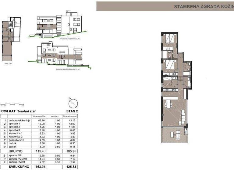 Wohnung zum Kauf - Erstbezug 357.000 € 4 Zimmer 96,5 m² Kozino 23231