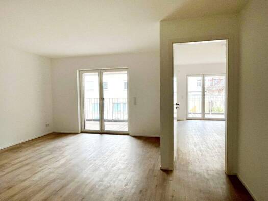 Wohnung zur Miete - Erstbezug 1.215 € 2 Zimmer 61 m² 1. Geschoss frei ab sofort Lange Straße 65 Innenstadt Fürth 90762