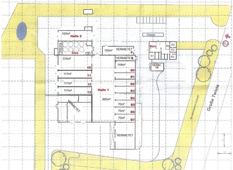 Freifläche zur Miete 2.850 m² Lagerfläche teilbar ab 115 m² Uetersen 25436
