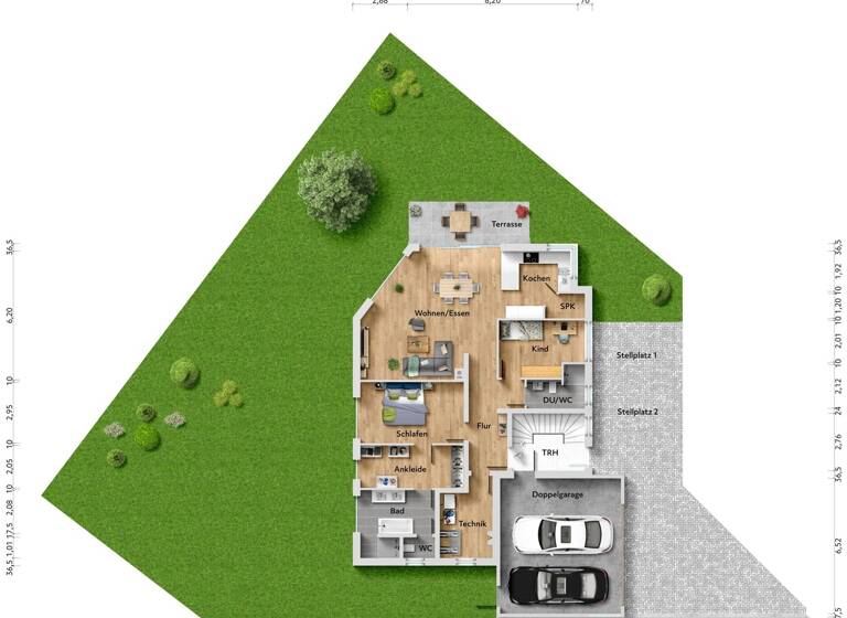 Mehrfamilienhaus zum Kauf - Erstbezug 1.198.000 € 7 Zimmer 256,3 m² 596 m² Grundstück Kochendorf Bad Friedrichshall 74177