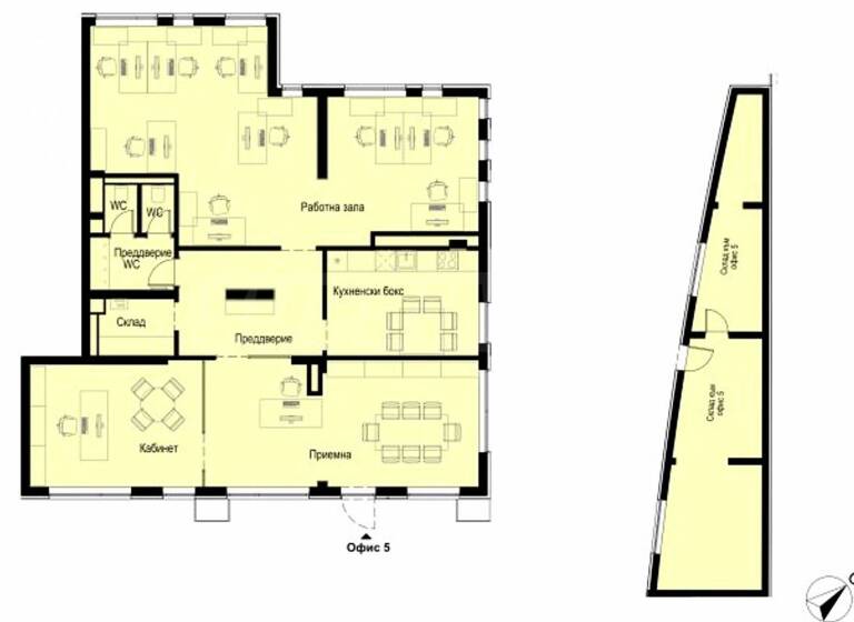 Bürofläche zum Kauf 515.000 € 5 Zimmer Sofia