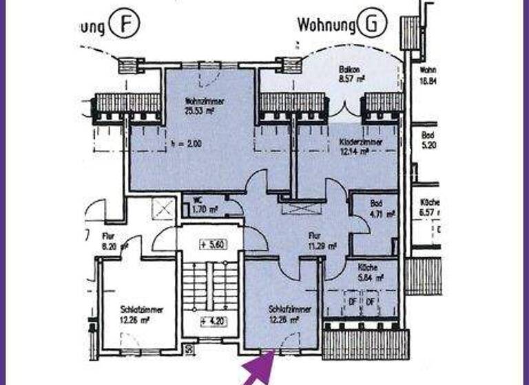 Wohnung zum Kauf 87.000 € 3 Zimmer 75,3 m² 3. Geschoss Aken 06385