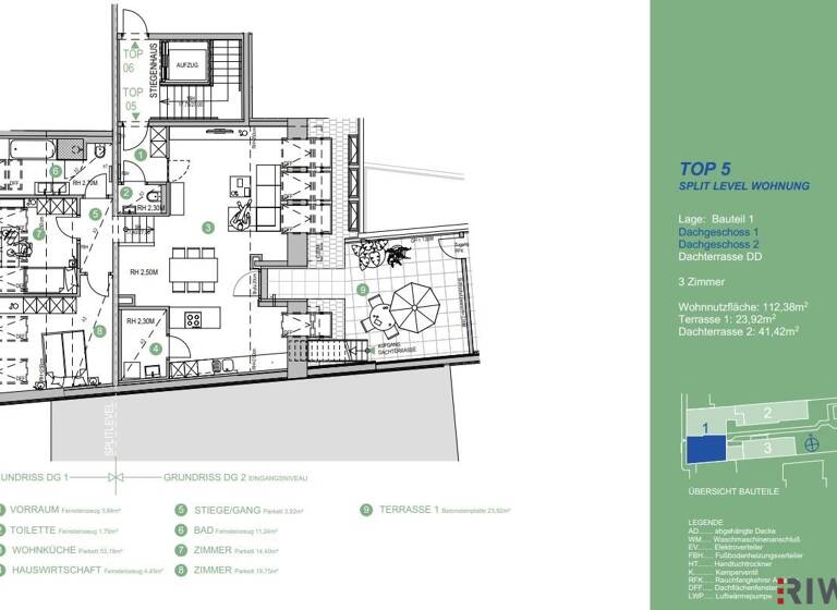 Wohnung zum Kauf - Erstbezug 949.000 € 112,4 m² 1. Geschoss Gallgasse 17 Wien 1130